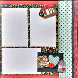 Family Is Everything Premade Scrapbook Layout Pages