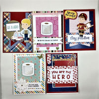 First Responders Thank You Handmade Note Card Sets # 2