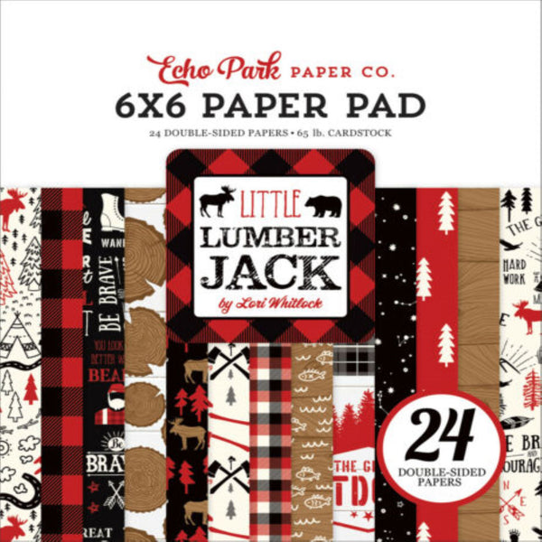 Carta Bella  - Little lumber Jack Collection Paper Pad - 6x6 Collection Pad