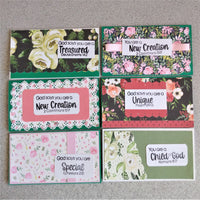 Mini Slimline Inspirational and Encouraging  Greeting/Note Cards Collection