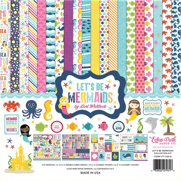 Echo Park - Let's Be Mermaids Collection - 12 x 12 Collection Kit