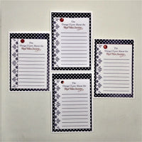 Red Hat Society Handmade 8 Note Cards Set