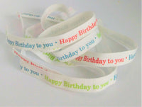 Birthdays and Holiday Themed Ribbon