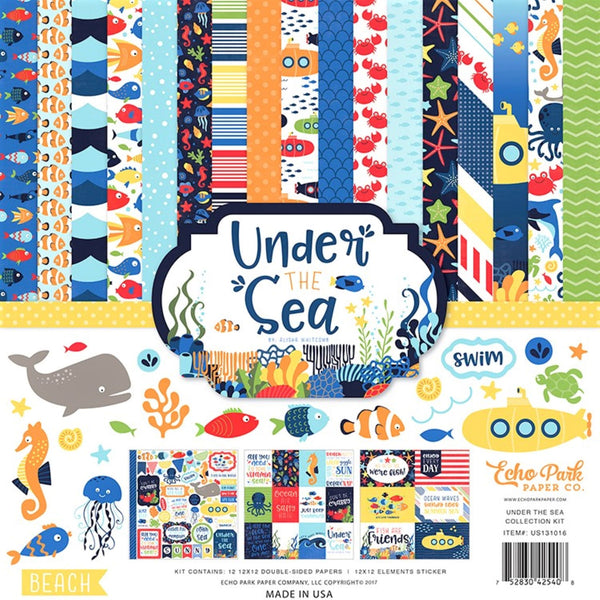 Echo Park - Under the Sea Collection - 12 x 12 Collection Kit