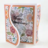 Handmade Fun Fold Angled Tri-Fold Notecard Set