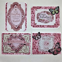 Valentine's Day/ Love Handmade Notecards Set #E