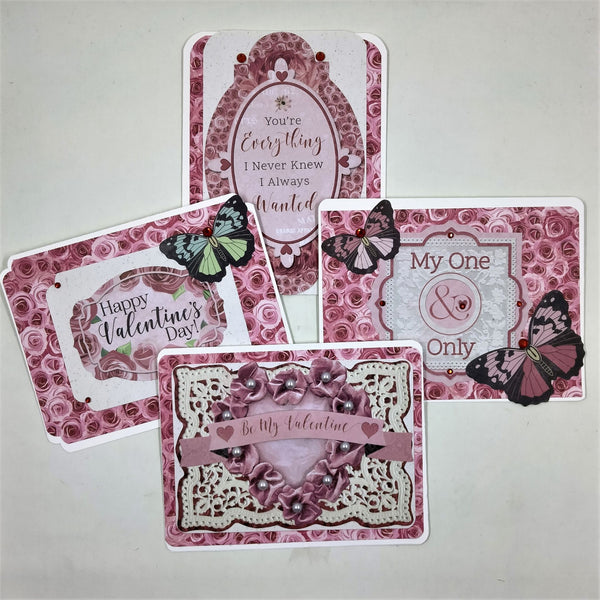 Valentine's Day/ Love Handmade Notecards Set #E