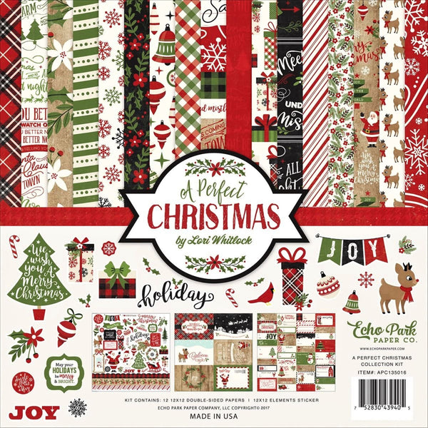 Echo Park - A Perfect Christmas Kit- 12X12 Collection Kit