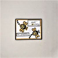 Handmade Inspirational and Encouraging Honey Bee Note Cards Set #1