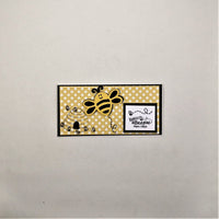 Inspirational and Encouraging Honey Bee Mini Slimline Note Cards Set #3