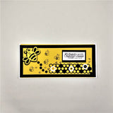 Inspirational and Encouraging Slimline Honey Bee Note Cards Set #4