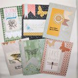 Note Cards Set / Coordinating Folder/ Almost Summer #1