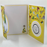 Flip Top Fancy Fold Notecard / Gift Card Holder/ Birthday Notecard