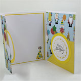 Flip Top Fancy Fold Notecard / Gift Card Holder/ Birthday Notecard