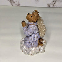 Boyd's Bears & Friends  Retired  Angel Praying Figurine / "Glory B. Angelfaith... Amen"