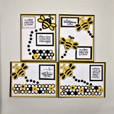 Inspirational and Encouraging Honey Bee Note Cards Set 2