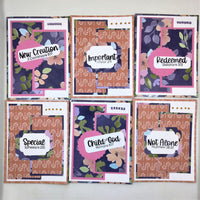 Bible Verse Inspirational Greeting/Note Cards Set #1