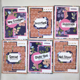 Bible Verse Inspirational Greeting/Note Cards Set #1