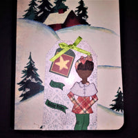 Winter and Christmas Altered Composition Notebooks