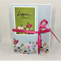 Note Cards Set / Matching Portfolio / Happiness is the Key B