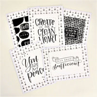Note Cards Set / Matching Portfolio / Free In My Faith