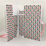 Handmade Note Cards Set with Matching Portfolio / Faith It Does Not Make Things Easy It Makes Them possible Luke 1:37