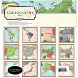 Carta Bella - Cartography No.2 Collection Kit - 12 x 12 Collection Kit