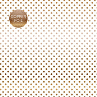 Carta Bella - Copper Foil Dots 12 x12 Collection kit - 6 Page Pack