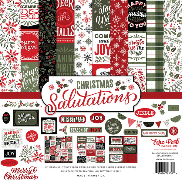 Echo Park - Christmas Salutations Collection Kit - 12 x 12 Collection Kit
