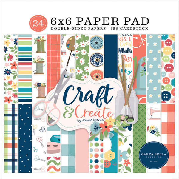 6x6 Collection Pad - Craft and Create - Carta Bella Paper