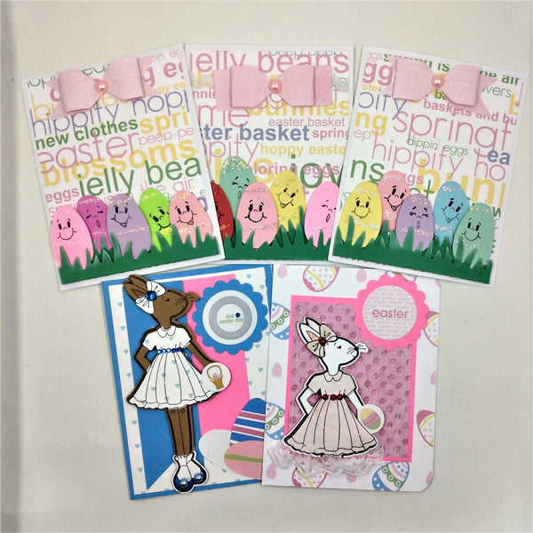 Easter Handmade Greeting/Note Cards Set #1