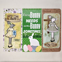 Easter Handmade Slimline Greeting/Note Card set #3