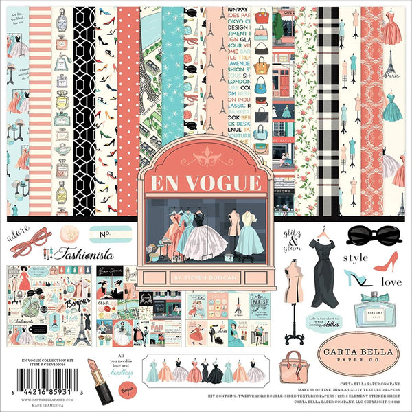 Carta Bella - En Vogue - 12x12 Collection Kit