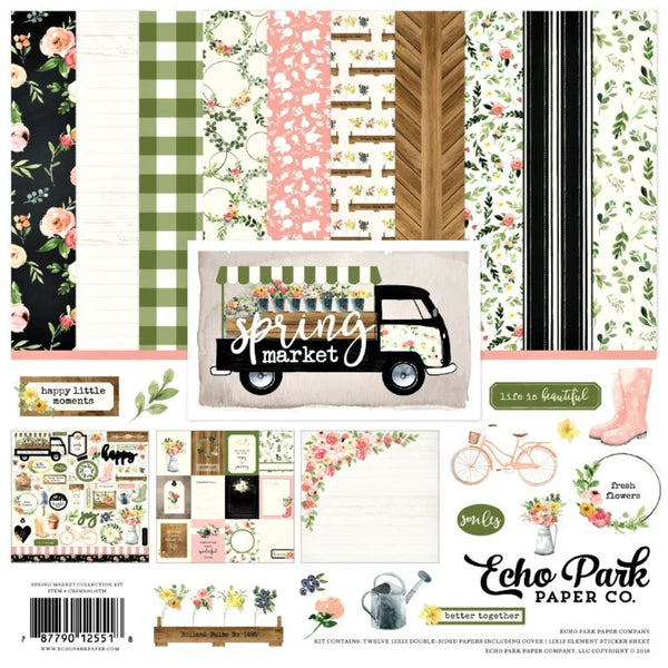 Echo Park - Spring Market - 12 x 12 Collection Kit