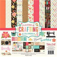 Echo Park - I'd Rather Be Crafting - 12 x 12 Collection Kit by Lori Whitlock