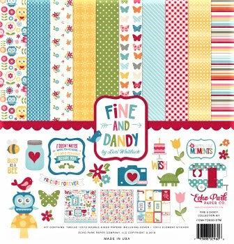 ECHO PARK - FINE AND DANDY 12 X 12 PAPER COLLECTION KIT
