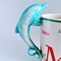 Dolphin 3D Handle Miami Souvenir Mug/Cup