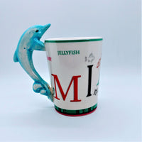 Dolphin 3D Handle Miami Souvenir Mug/Cup