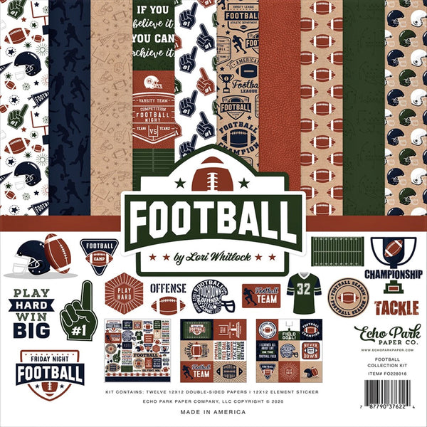 Echo Park - Football Collection - 12 x 12 Collection Kit