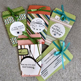 Coffee Cup Shape Gift Card Holders With Notecard