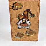 Fall/Autumn Gnomes Mini Slimline 4 Card Greeting/Note Cards Set