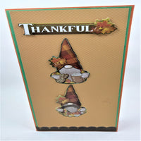 Fall/Autumn Gnomes  Slimline 2 Card Greeting/Note Cards Set