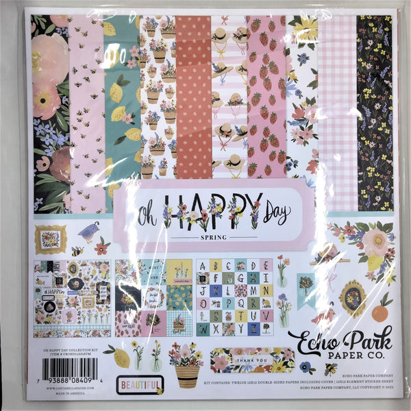 Echo Park - Oh Happy Day Spring - 12x12 Collection Kit
