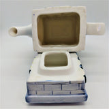 Vintage Ceramic Figural Teapot - London Townhouse