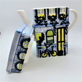 Vintage Ceramic Figural Teapot - London Townhouse