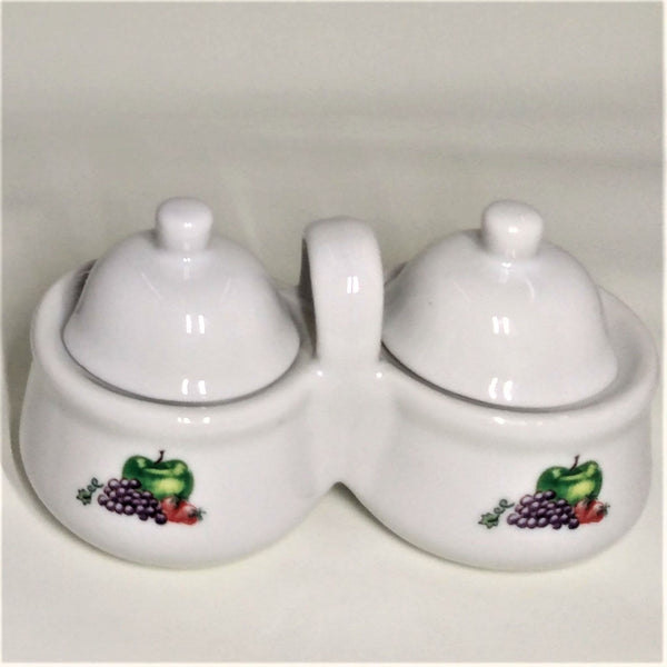 Vintage Ceramic Jam & Jelly Server Pot / Houston Harvest.