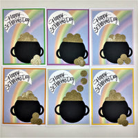 St. Patrick's Day Handmade Note Cards Set #4