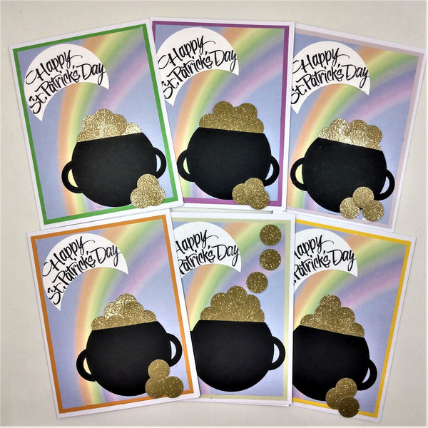 St. Patrick's Day Handmade Note Cards Set #4