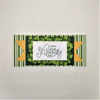 Saint Patrick's Day Slimline Handmade 2 Note Card Set #5