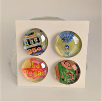 Glass Dome Refrigerator Magnets